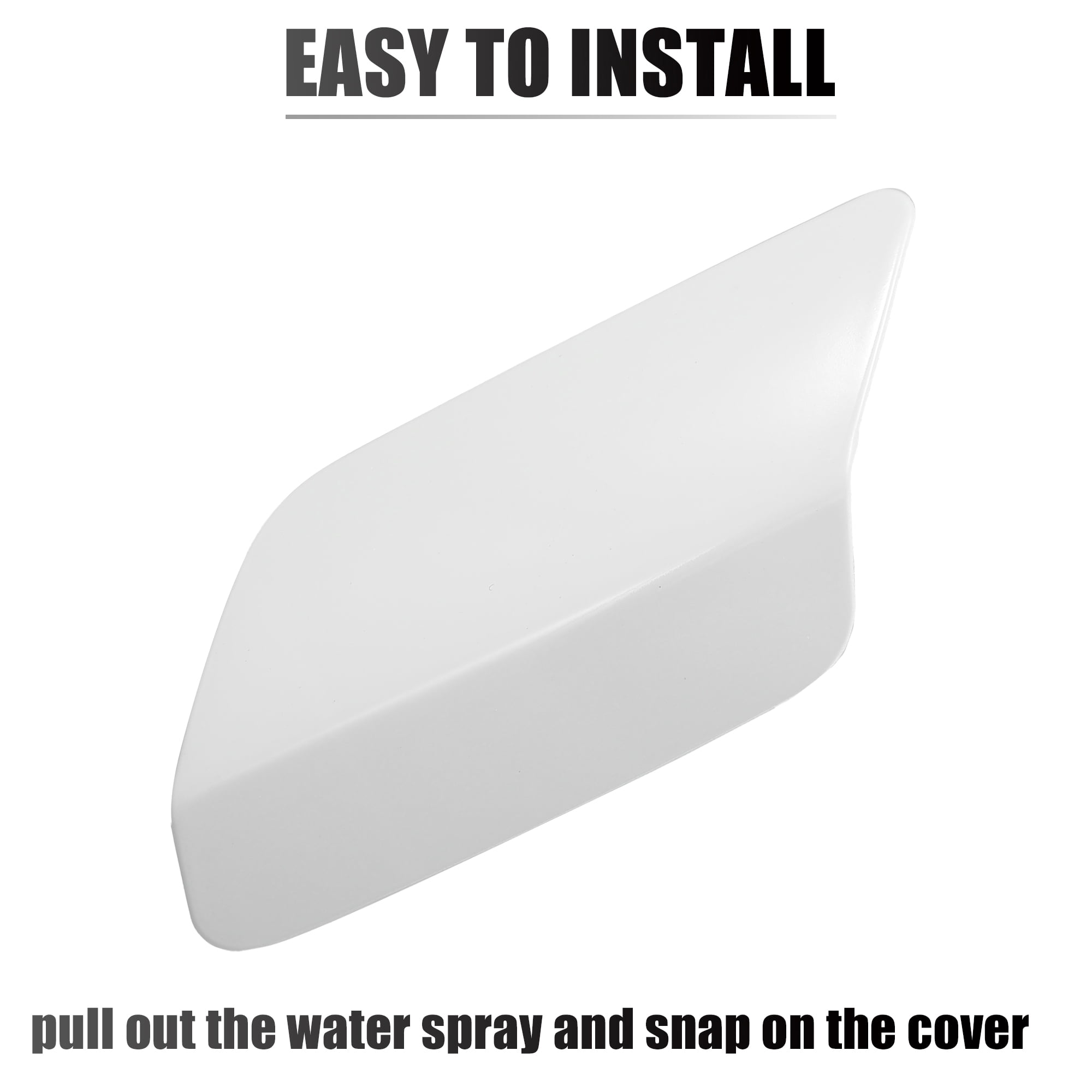Pair Of Front Bumper Headlight Washer Nozzle Covers For BMW E92 E93 LCI (328i/335i) – Unpainted