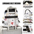 thumbnail image 3 of FORMRS Mini Backpack Purse for Women Travel Daypack Casual Shoulder Bag, Colorful Geometric, 3 of 7