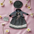 thumbnail image 1 of 1/3 Ceramic Doll Dress Vestido Flexibilidad para niños Coordinación de regalos de cumpleaños Linda muñeca para muñecas para muñecas de 60 cm-65 cm Negro, 1 of 8