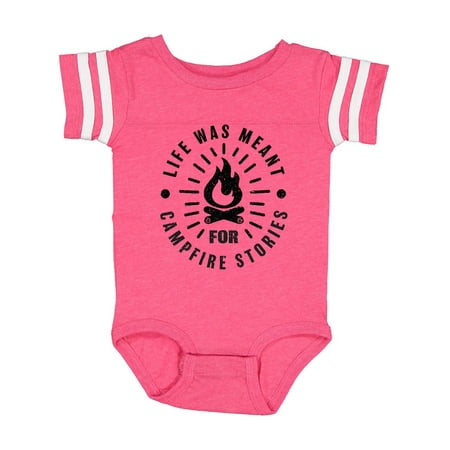 

Inktastic Life Was Meant for Campfire Stories with Grunge Gift Baby Boy or Baby Girl Bodysuit