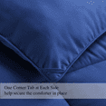 thumbnail image 6 of VOUA All Season Hypoallergenic Down Alternative Microfiber Comforter, King, Navy, 6 of 7