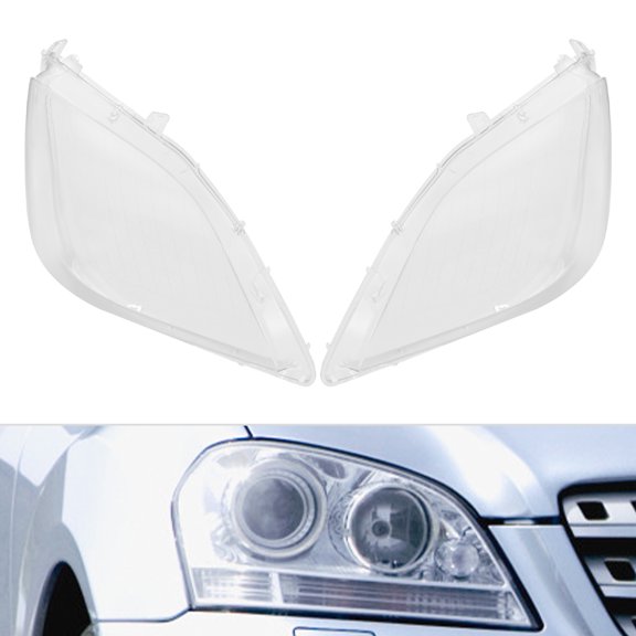 Lexus IS250 Halogen Headlight Lens Cover (2006-2008), Clear PC Material, 2-Piece Set, Direct Replacement for Improved Vehicle Safety and Style