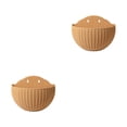 thumbnail image 4 of Maytalsory Wall Plastic Pot For Easy Installation And Wide Usage ABS Plastic Flowerpot Flower Pot Widely Used Drainage khaki 2Set, 4 of 6
