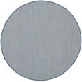 thumbnail image 2 of Nourison Courtyard Indoor/Outdoor Ivory Blue 4' x Round Area Rug (4 Round), 2 of 9