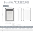 thumbnail image 4 of Puerta Cat Decormax para túnel telescópico con estructura de acero para pared, 4 of 7