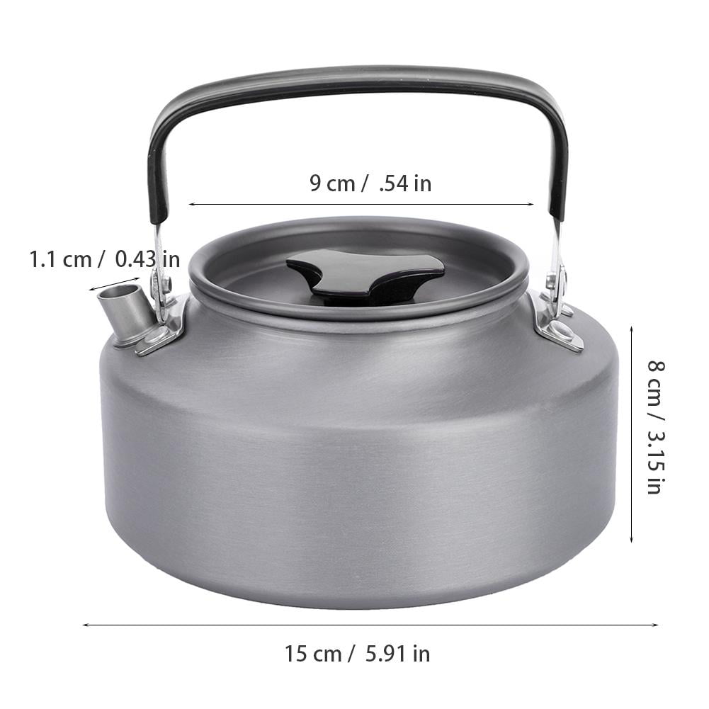 1.1 L Aluminium Théière Café Pot De Thé portable Bouilloire Pour Camping Randonnée Cuisine 