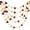 Maroon Gold Beige, variant on Fall Party Decoration Orange Yellow Brown Burgundy Felt Hanging Triangle Mini Bunting Pennant Banner Flag for Autumn Thanksgiving Harvest Birthday Wedding Baby Shower Party Classroom Nursery Decor