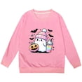 thumbnail image 5 of Kids Halloween Sweatshirt Girls Boys Plain Crewneck Long Sleeve Pullover Tops, Trendy Loose Fit Casual Kids Daily Clothes, 5 of 5
