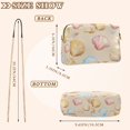 thumbnail image 4 of FORMRS Women Crossbody Purse with Chain Strap Vegan Leather Shoulder Handbag, Watercolor Seashell, 4 of 7
