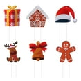 thumbnail image 5 of Seewan 6Pcs Christmas Decorations Outdoor Yard Signs-Plastic Deer Bell Gift Box,Christmas Outside Decorations for Yard,Xmas Outdoor Winter Lawn Garden Front Yard Pathway Home Party Decor, 5 of 7