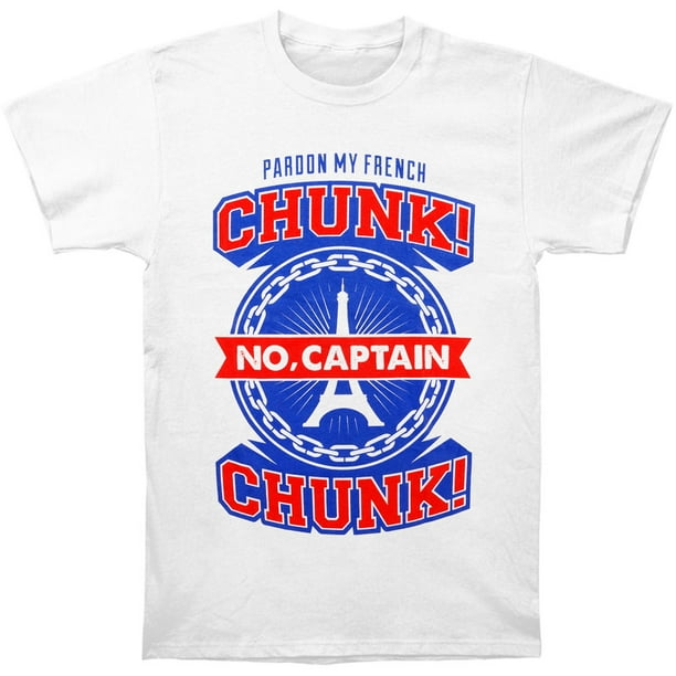 Chunk No Captain Chunk Men S Eiffel T Shirt White Walmart Com