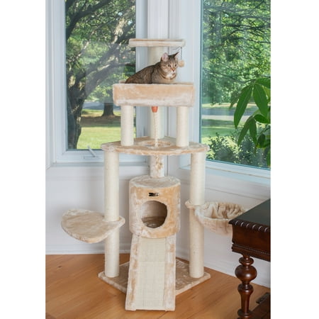 UPC: 0815481012073 | Armarkat real wood Cat Tree Model A5806  Beige