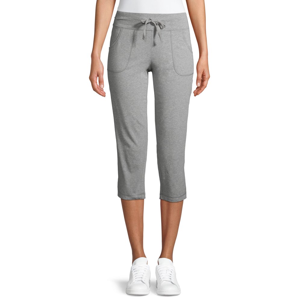 Athletic Works Athletic Work Women's Athleisure Knit Capri Pants