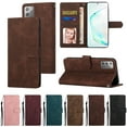 thumbnail image 2 of Samsung Note 20 Wallet Case, Luxury RFID Blocking Card Holder Slot, Stand Premium PU Leather & Soft TPU Back Shockproof Flip Folio Book Magnetic Cover For Samsung Galaxy Note 20,Coffee, 2 of 10