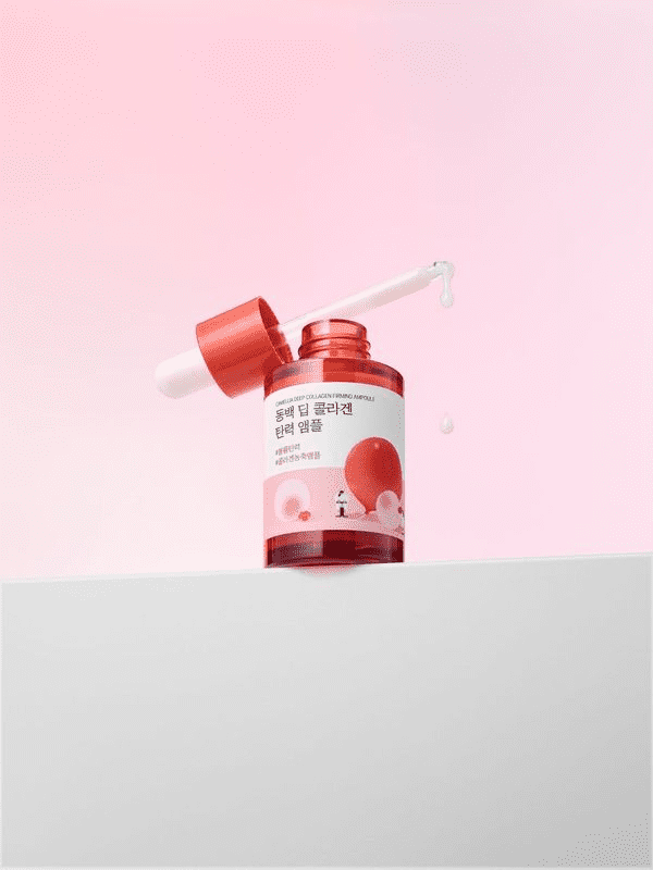 Ampoule raffermissante au collagène profond Camellia de Round Lab 30 ml
