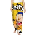 thumbnail image 2 of Lsque Sml Jeffy Print Women's Pajama Pants, Lounge Pant - Comfortable Home Wear,Elastic Waistband, Stylish Design-Small, 2 of 9