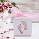 thumbnail image 4 of 50 cajas de papel con forma de huella de bebé para dulces, bodas, baby showers (rosa), 4 of 11
