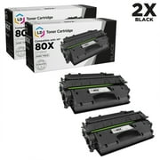 LD Products Compatible Toner Cartridge Replacements for 80X CF280X High Yield (Black, 2-Pack)
