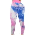 thumbnail image 3 of Gibobby Pantalones de Casuales Mujer Active Stretch Tie-dye Pantalones Deportes Gimnasio Fitness Yoga Leggings Correr Yoga Pantalones(Aqua， S), 3 of 5