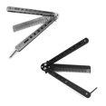 thumbnail image 4 of Peine plegable sweethay acero inoxidable cuchillo de mariposa herramienta de estilismo Negro CE000910-01, 4 of 8