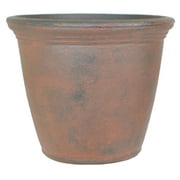 Better Homes & Gardens 16in Pixie Resin Planter, Rust