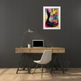 thumbnail image 3 of Dean Russo Collection 24x32 White Modern Wood Framed Museum Art Print Titled - Lenny Strat, 3 of 4