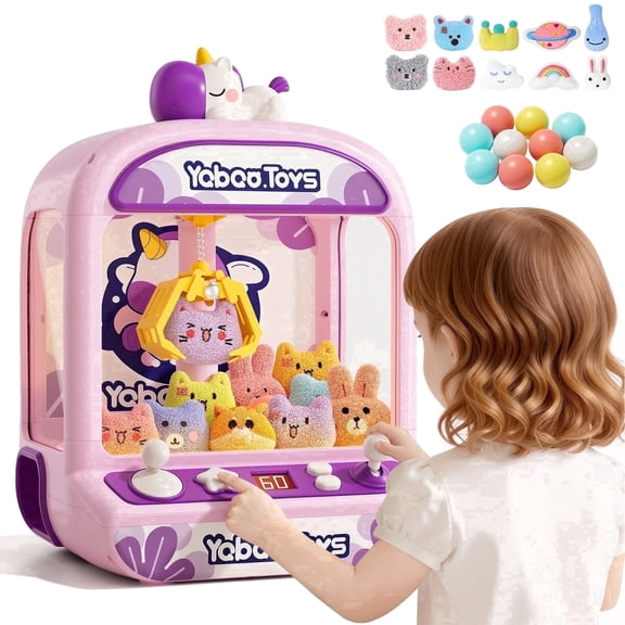Gelomee Claw Machine for Kids Girls, Vending Machine Toy for Boys, Christmas Party Birthday Gift for Aged 3 to 12 Year Old