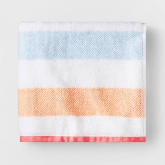 Striped Kids' Towel with SILVADUR™ Antimicrobial Technology