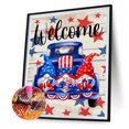 thumbnail image 2 of 5D Diamond Painting USA Día de la Independencia Full Round Drill DIY Wall Art Crafts Hugtrwg Para estrenar, 2 of 9