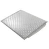 Silver Spring 4in High Aluminum Threshold Ramp, Punch Plate Surface, 24 x 32in W