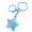 Blue, variant on YIEMEEN Sturdy Star Keychain With Candy Tones Shatterproof Acrylic Perfect For Keyrings