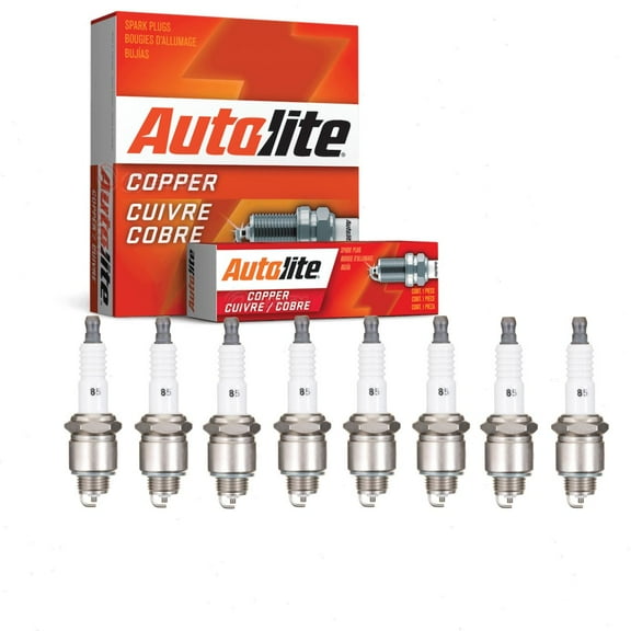 8 pc Autolite 85 Copper Core Spark Plugs for 0 250 202 045 10 3036 3332 43S A32 Ignition Wire Secondary