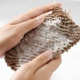 thumbnail image 4 of Paquete de 10 bolsas de jabón ideales para guardar restos de jabón, bolsas de jabón de fibra natural para hacer espuma y secar el jabón, bolsa de jabón orgánico con soporte para bolsa para ducha y, 4 of 8