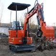 thumbnail image 2 of 1 Ton Mini Excavator Track Digger with B&S Engine Hydraulic Thumb Clamp USA Stock, Mini Excavator Gas Power 1 Ton EPA Certification, 2 of 10