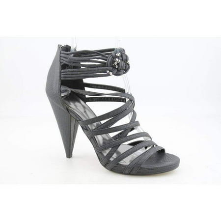 

Baby Phat Ianna Womens Size 7 Black Open Toe Synthetic Platforms Shoes UK 4.5
