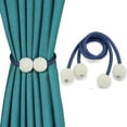 thumbnail image 1 of clips magnéticos para sujetar cortinas, sujetadores decorativos para cuerdas, sujetadores para cortinas, soporte para cortinas para ventanas, sujetar cortinas, lazos para cortinas Xemadio 2034743-3, 1 of 9