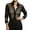 Black, variant on Women Vertical Stripe Sheer Mesh Button Down Shirts, Satin Contrast Lapel & Cuff Long Sleeve Blouses, Tailored Relaxed Layering Tunics, Spring Summer Office Night Out Fashion Tops(Black,S)