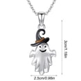 thumbnail image 3 of Collier Pendentif d'Ambiance Chapeau de Sorcière Gothique d'Halloween Pendentif d'Halloween Collier Chapeau de Sorcière, 3 of 4