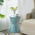 thumbnail image 7 of A&B Home Round Tapered Accent Stool - 14"Dia. x 20" - Blue, 7 of 7