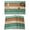 Turquoise, variant on Farmhouse Teal Brown Placemats Set of 4, Vintage Wooden Striped Placemats for Dining Table, Place Mats for Kitchen Tabletop, Waterproof Wipeable Dining Table Mats Set