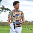 thumbnail image 4 of Daiia Fashionable Paisley Pattern Men’s Polo Shirts,Solid Deck Shirt,Classic Fit, Breathable Cotton Polo for Casual and Sport Wear-Medium, 4 of 7