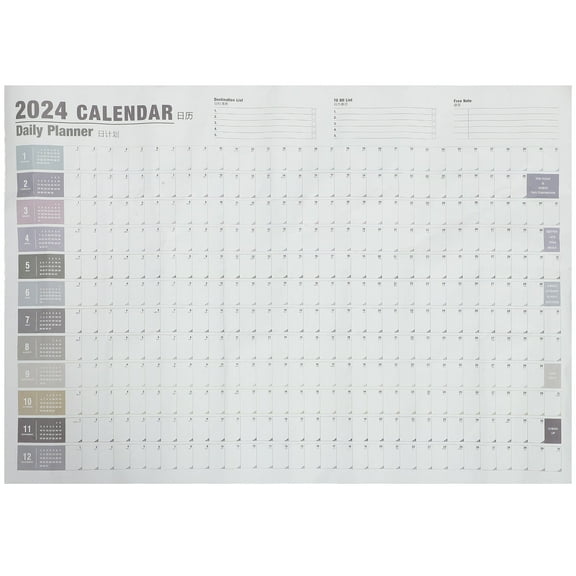 Raindrops Magnetic Calendar Plant Wall Stickers Planner Decal Work