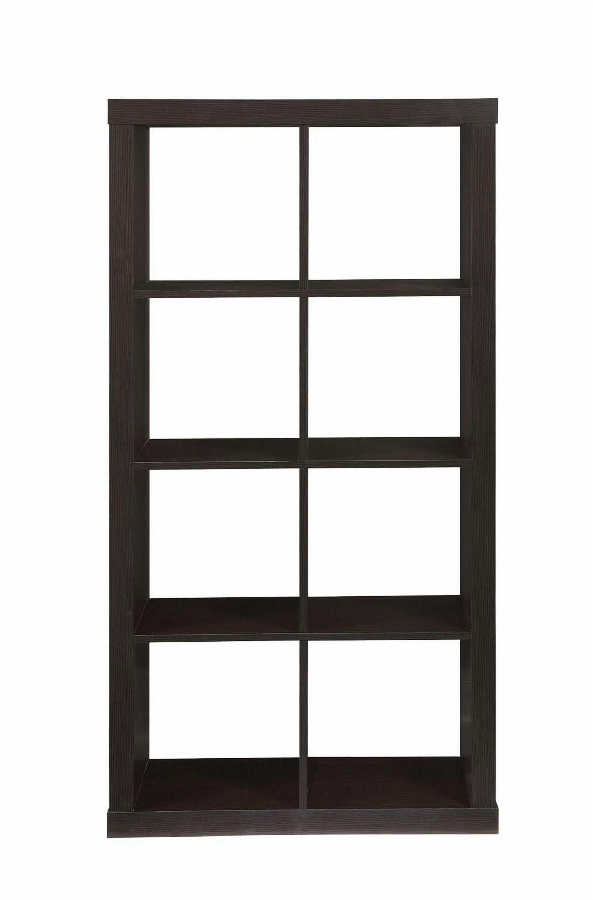 hometrends 2 x 4 Cube Display Shelf, Espresso