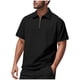 thumbnail image 2 of pstuiky Mangas cortas para hombre, Camisa informal de manga corta con botones sueltos y elástica para hombre, estilo veraniego camisas casuales para hombre s, 2 of 9