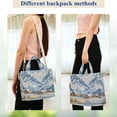 thumbnail image 4 of FORMRS Womens Corduroy Tote Bag Crossbody Shoulder Handbag with Pocket, Winter Mountain, 4 of 7