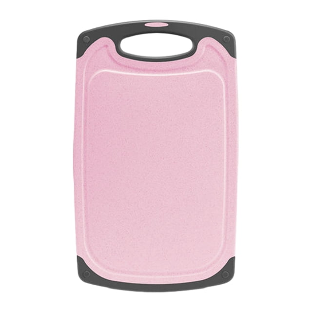 Wosthever Tabla de cortar fácil de limpiar y versátil para cualquier tabla de cortar de paja de cocina Cocina y Comedor rosa grande
