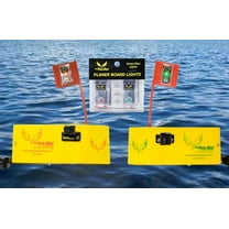 Anthropologie Green/Red PVC LED Lighting Planer Board Lasts 200 Hours