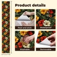 thumbnail image 5 of Peel and Stick Wallpaper Tropical Floral Botanical Dark Hibiscus Flowers Palm Wall Mural 17.7in x 9.8ft Self Adhesive Removable Wall Paper Renter Friendly Wallpaper for Nursery Bedroom Cabinets, 5 of 8