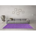 thumbnail image 3 of Ahgly Company Indoor Square Abstract Purple Contemporary Area Rugs, 6' Square, 3 of 4
