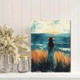 thumbnail image 2 of Qisvanset 12x16 Inch Coastal Psalm Canvas Wall Art, Watercolor Verse Art Trendy Apartment Home Decor, 2 of 8